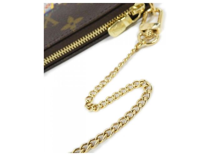 Vivienne Mini Pochette Accessori Monogramma Louis Vuitton Marrone - vista 5