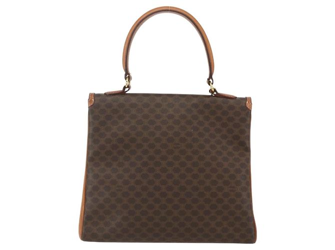 Céline Celine Vintage Macadam Canvas Small Brown - view 2
