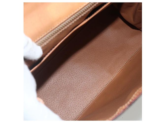 Céline Celine Vintage Macadam Canvas Small Brown - view 5