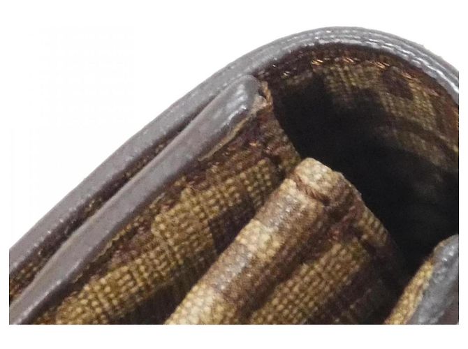 Fendi 8M0021 YG1 Langer Geldbeutel Braun Beige - Ansicht 5