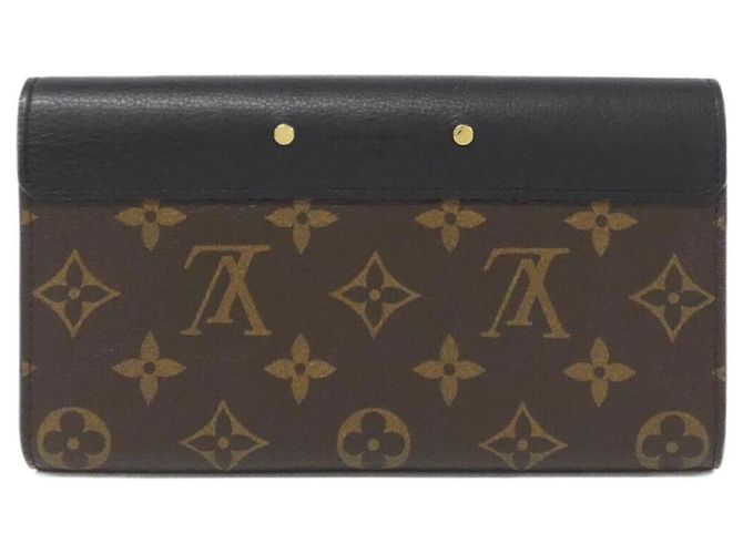 Portafoglio Pallas Monogram Louis Vuitton Marrone Nero - vista 2