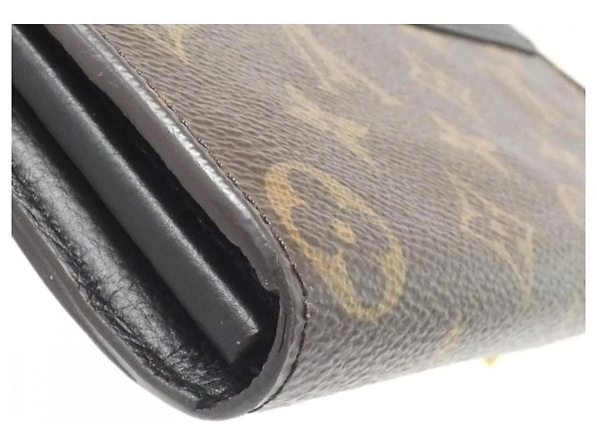 Portafoglio Pallas Monogram Louis Vuitton Marrone Nero - vista 3