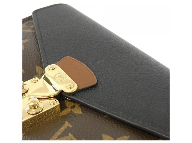 Portafoglio Pallas Monogram Louis Vuitton Marrone Nero - vista 4