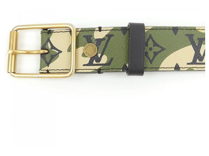 Cintura Santur 35mm Monogram Louis Vuitton Nero Cachi - vista 2