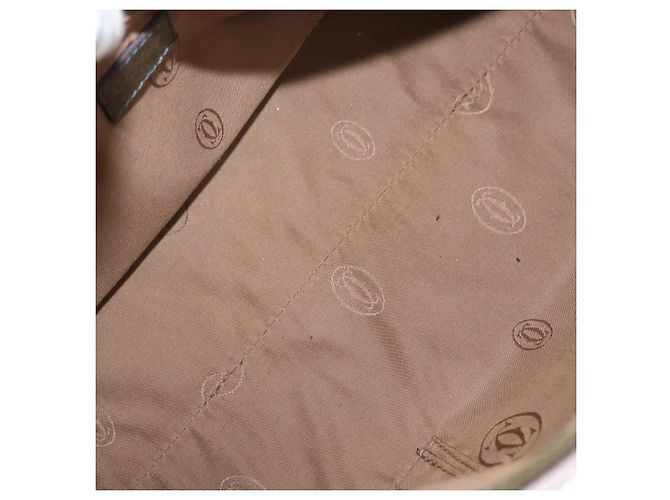 Cartier Borsa Marcello in pelle verniciata Cachi - vista 5