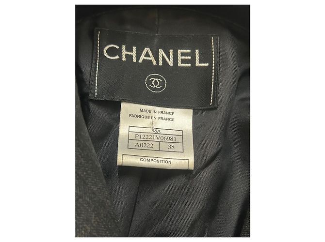 Conjunto de Calças Chanel - 1998 Cinza antracite - vista 2