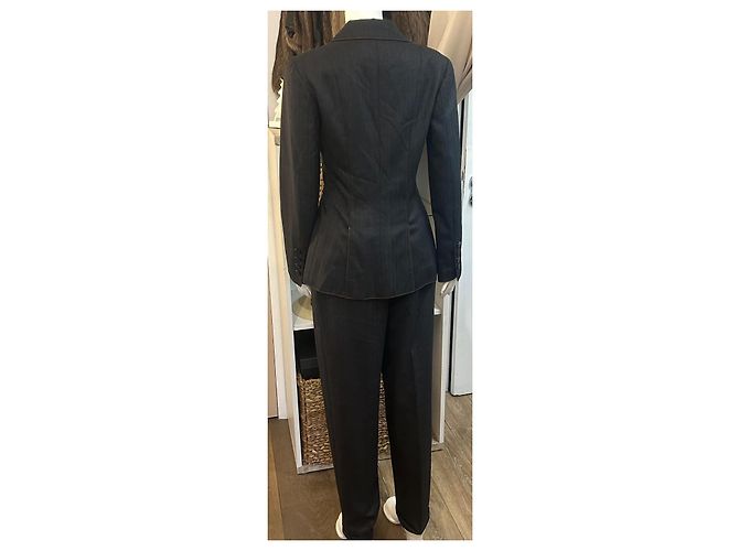 Conjunto de Calças Chanel - 1998 Cinza antracite - vista 3