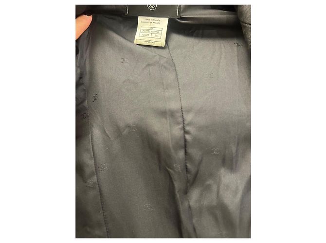 Conjunto de Calças Chanel - 1998 Cinza antracite - vista 8