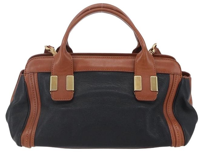Chloé Sac à main en cuir moyen Chloe Alice - vue 2