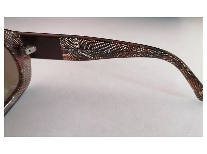 Occhiali da sole vintage Chanel Bronzo - vista 3