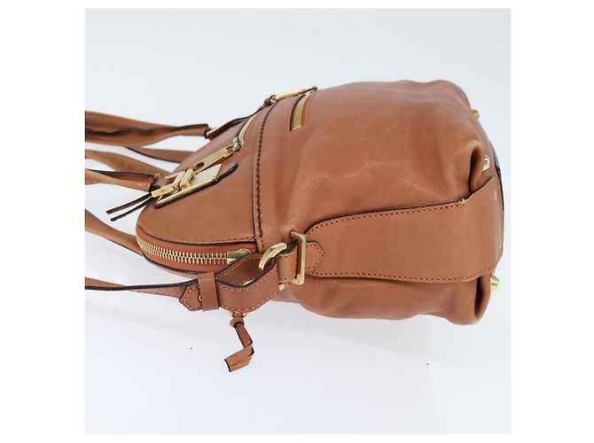 Chloé Angie Tote aus Leder Mittel Braun - Ansicht 3