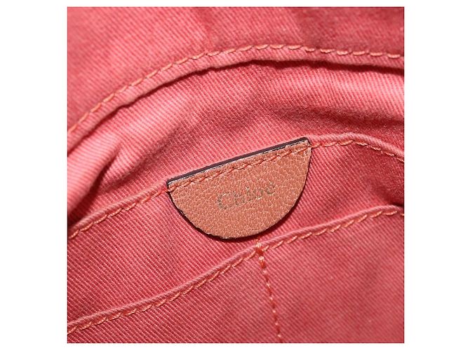 Chloé Angie Tote aus Leder Mittel Braun - Ansicht 7