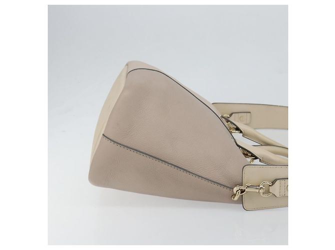 Chloé Chloe Bicolor Baylee Mittelgroße Ledertasche Braun - Ansicht 3