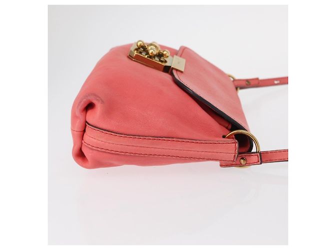 Chloé Borsa a tracolla in pelle Chloe Elsie Rosa - vista 3