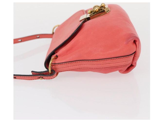 Chloé Borsa a tracolla in pelle Chloe Elsie Rosa - vista 4