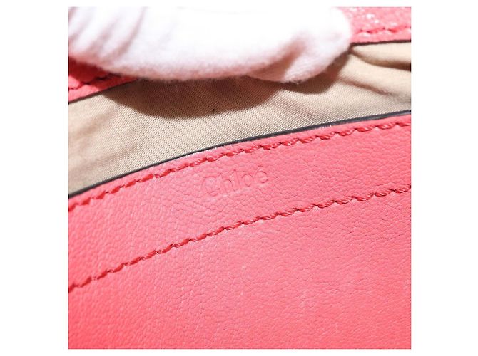 Chloé Borsa a tracolla in pelle Chloe Elsie Rosa - vista 7