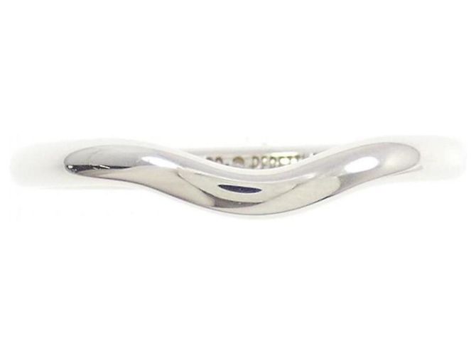 Tiffany & Co Tiffany Platinring mit gebogenem Design - Ansicht 2