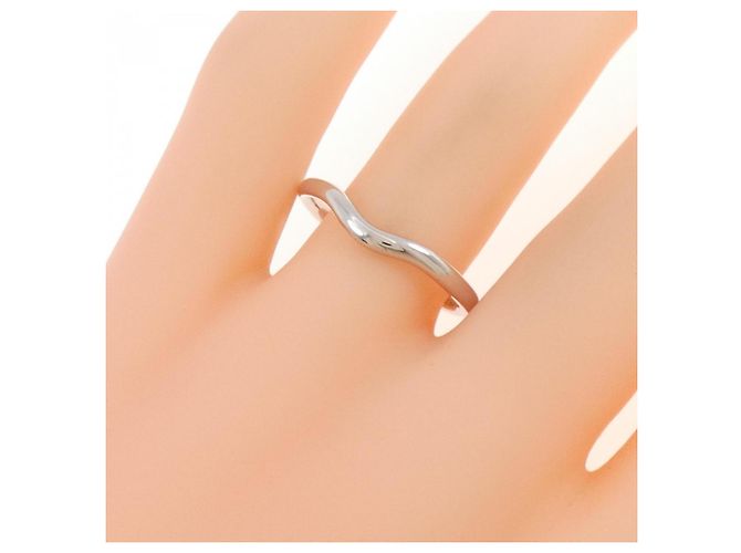 Tiffany & Co Tiffany Platinring mit gebogenem Design - Ansicht 5