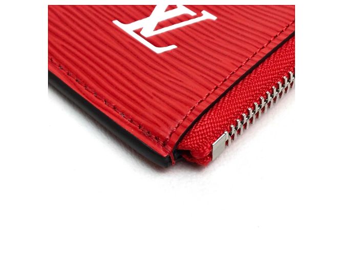 Pochette Jour GM in pelle Epi Louis Vuitton x Supreme Rosso - vista 5