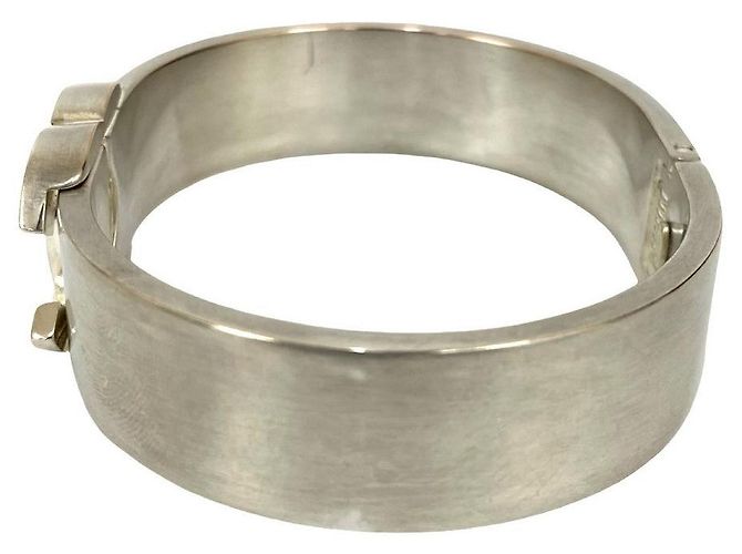 Timeless Pulsera de metal Chanel Coco Mark Plata Metálico - vista 4