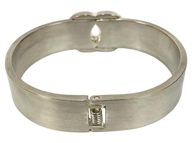 Timeless Pulsera de metal Chanel Coco Mark Plata Metálico - vista 7