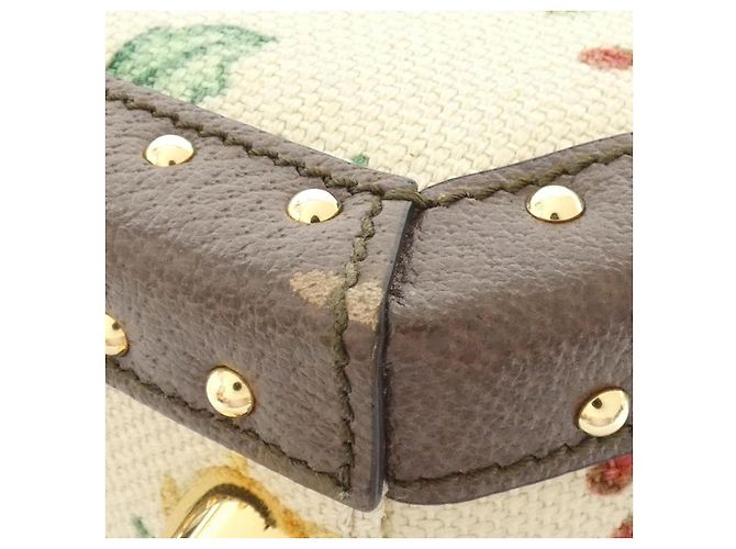 Borsa Gucci GG Canvas Marrone - vista 3