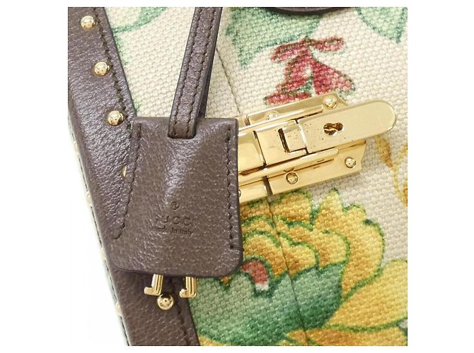 Borsa Gucci GG Canvas Marrone - vista 7
