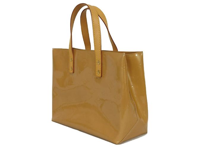 Borsa tote Reade PM Monogram Vernis Louis Vuitton Marrone Beige - vista 2