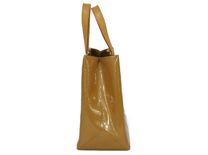 Borsa tote Reade PM Monogram Vernis Louis Vuitton Marrone Beige - vista 3