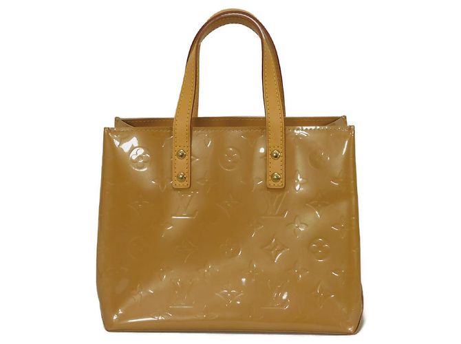 Borsa tote Reade PM Monogram Vernis Louis Vuitton Marrone Beige - vista 4