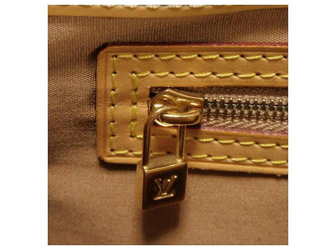 Borsa tote Reade PM Monogram Vernis Louis Vuitton Marrone Beige - vista 9