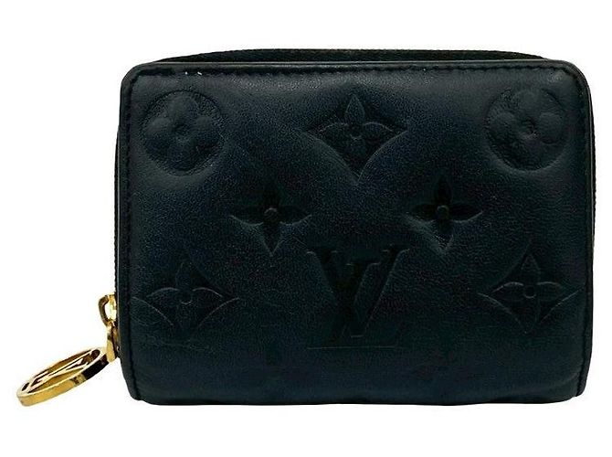 Portafoglio Lou Monogram Empreinte in Pelle Louis Vuitton Nero - vista 2