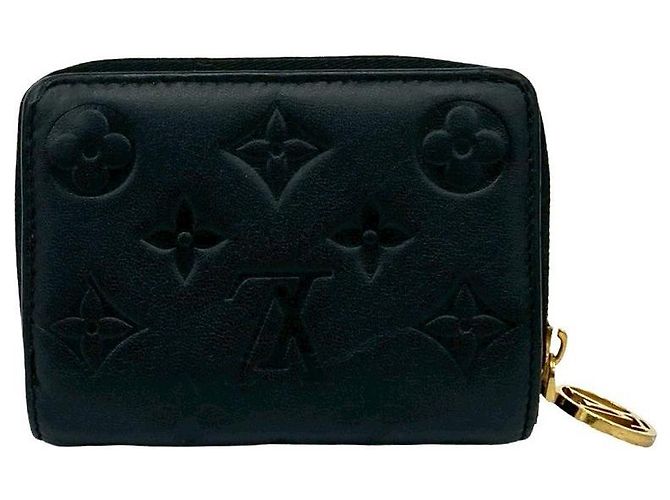 Portafoglio Lou Monogram Empreinte in Pelle Louis Vuitton Nero - vista 3
