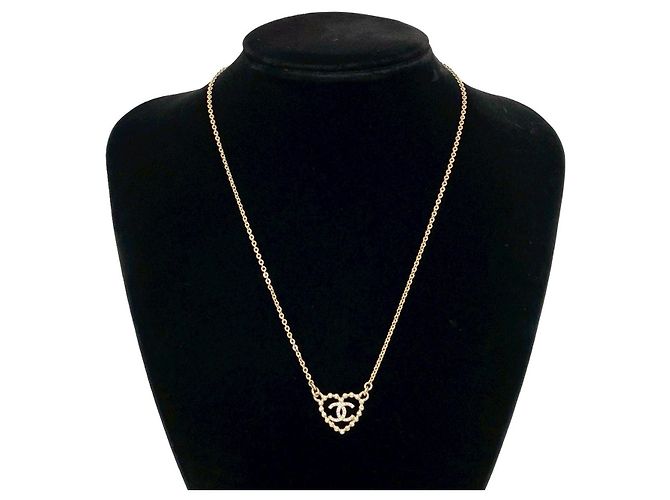 Timeless Collana con motivo a cuore Coco Mark di Chanel Argento Metallico - vista 2