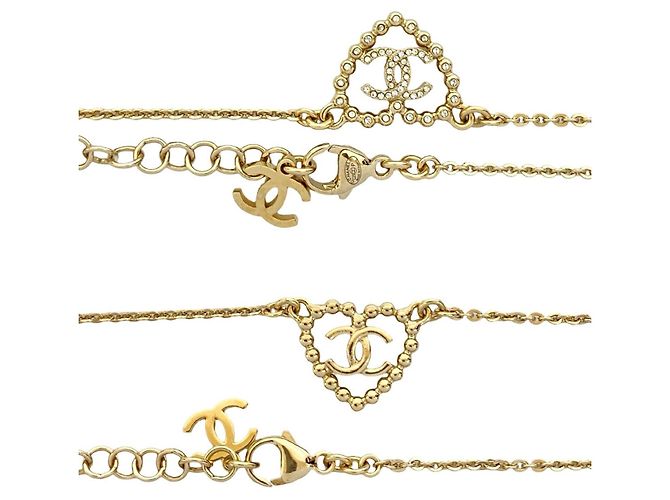 Timeless Collana con motivo a cuore Coco Mark di Chanel Argento Metallico - vista 3