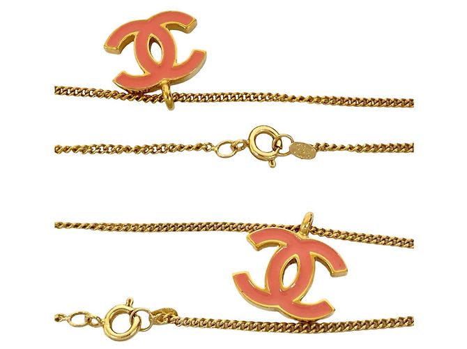 Timeless Collar Coco Mark de Chanel Dorado Metálico - vista 4