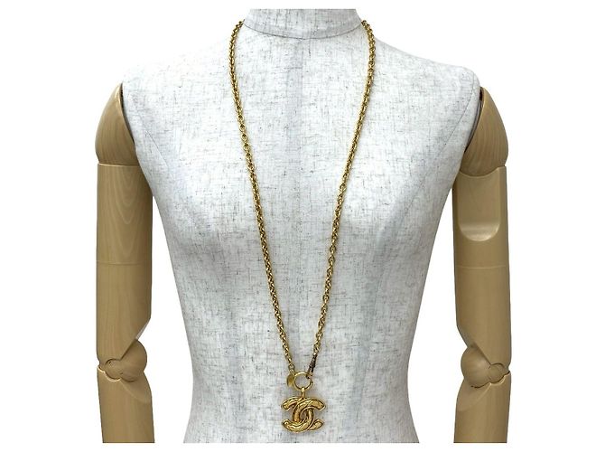 Timeless Collar Coco Mark de Chanel Dorado Metálico - vista 2