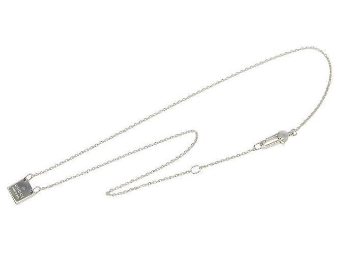 Collana Mini Quadrata SV925 Gucci Argento Metallico - vista 4