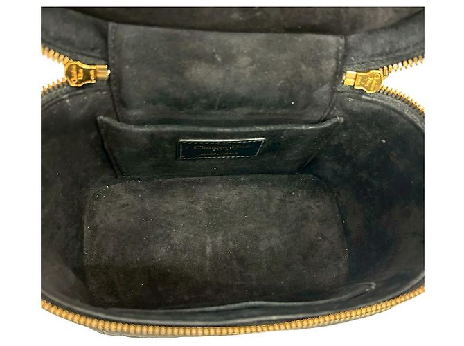 Borsa 2 in 1 in pelle di vitello Cannage Christian Dior Nero - vista 10