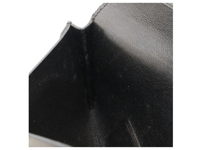 Porte-cartes en Box Calf Béarn d'Hermès Noir - vue 8