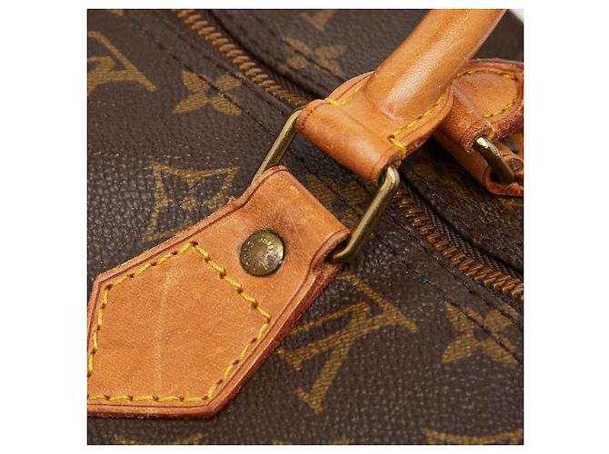 Speedy Borsa a mano Monogram Louis Vuitton Marrone - vista 8