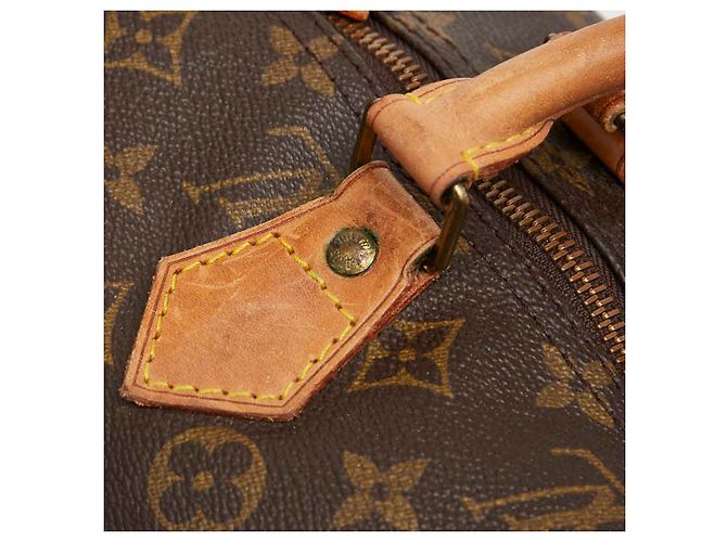 Speedy Borsa a mano Monogram Louis Vuitton Marrone - vista 9