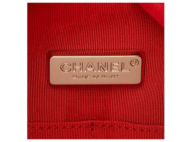 Gabrielle Mochila grande de couro de cordeiro matelassado Chanel em Seul Rosa - vista 8
