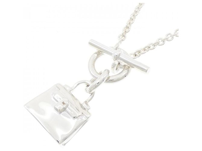 Collar Hermès Amulette Kelly en plata 925 Metálico - vista 3