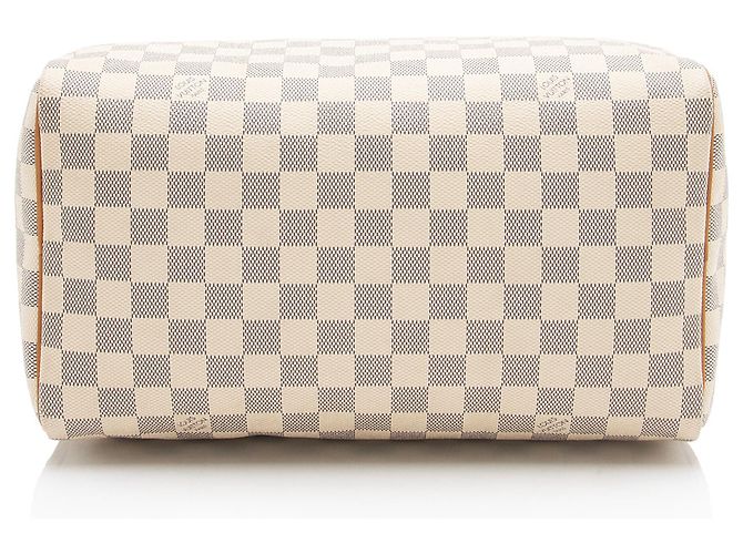 Borsa Louis Vuitton Damier Azur Speedy 30 Blu - vista 4