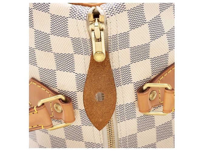Borsa Louis Vuitton Damier Azur Speedy 30 Blu - vista 9