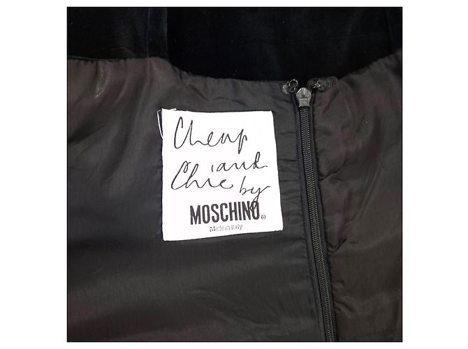 Moschino Cheap and Chic vintage schwarzes Etuikleid - Ansicht 3