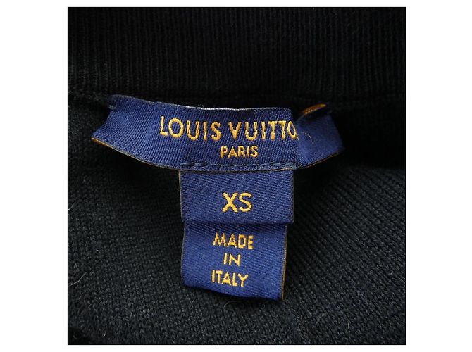 Vestido de mezcla de cachemira Louis Vuitton Negro - vista 5