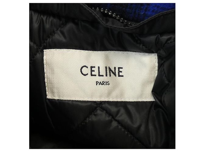 Céline Giacca in materiale Celine Blu - vista 4