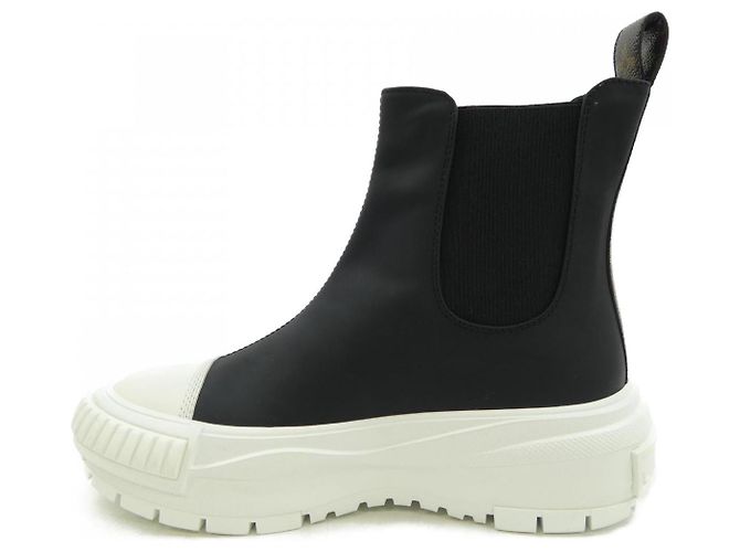 Louis Vuitton LV Squad Stiefel Schwarz Weiß - Ansicht 2